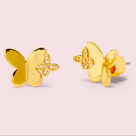 kate spade Jewelry - New Kate Spade in a flutter studs